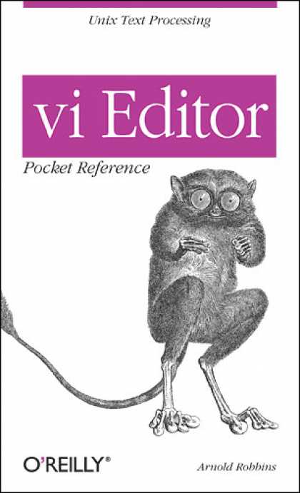 Cover of vi Editor Pocket Reference
